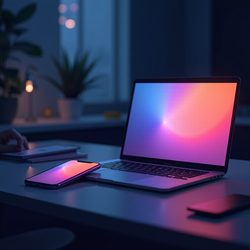 proiettare il telefono sul laptop