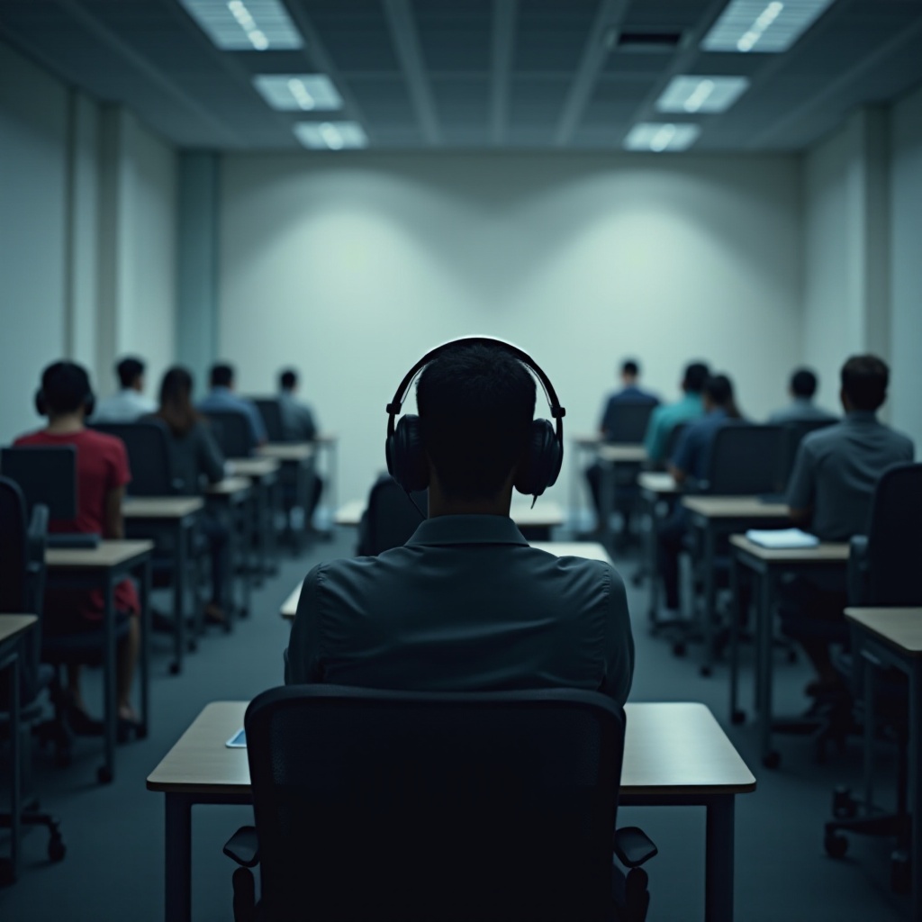 puoi indossare cuffie con cancellazione del rumore al centro di test GMAT