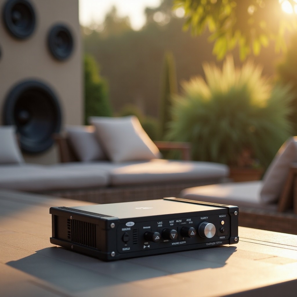 meilleur amplificateur Bluetooth pour haut-parleurs extérieurs